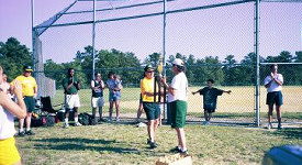 Coach Brackin accepts the Champions trophy